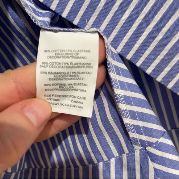 J.Crew Striped Peplum Tank Top size0 - Picture 5 of 11